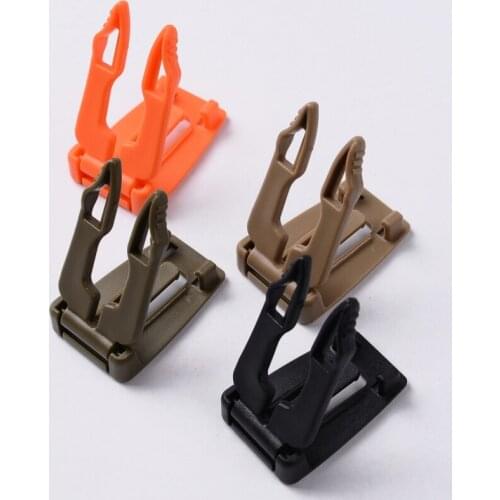 Mountaineering Buckle Snap Clip Plastic Steel Climbing Carabiner Hanging Keychain Hook Fit Outdoor Army