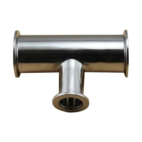 KF40 stainless steel reducing tee vacuum fittings