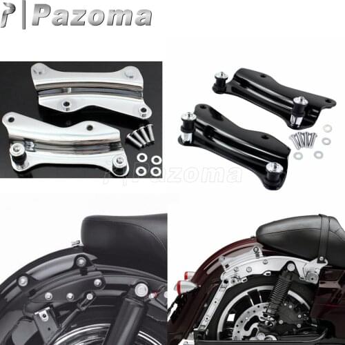 Motorcycle Sissy Bar Luggage Rack 4 Point Docking Hardware Kit for Harley Touring Road King Street Glide Road Glide 2014-2017