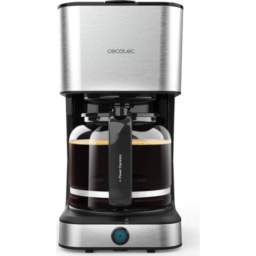 Cecotec Coffee 66 Heat Drip Coffee Maker 950W Stainless Steel 1.5L Capacity 12 Cups of Coffee with Reheat and Keep Warm Function