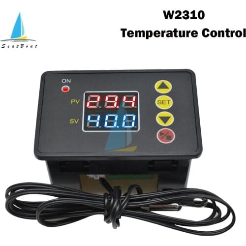 W2310 Microcomputer Temperature Controllor Module 12V 24V AC110-220V Digital Thermostat Heating Cooling Control Switch Incubator