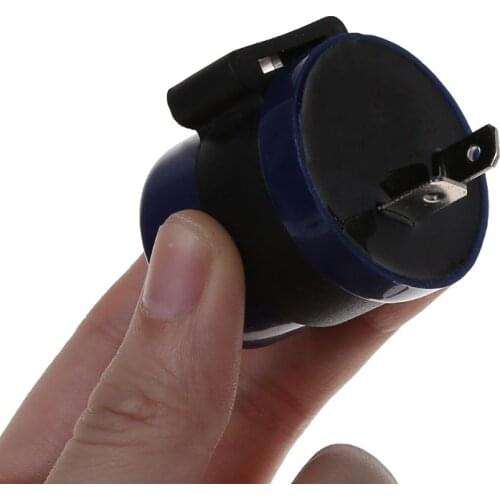 DC 6V 12V Input Motorcycle Blue Inbuilt Beeper Flasher Turn Signal LED Blinker 2 Pins Motor Buzzer Flasher Relay Indicator 270E