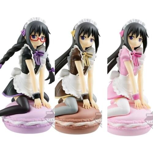 15CM Japanese original anime figure Puella Magi Madoka Magica Akemi Homura Macaron ver action figure collectible model toys