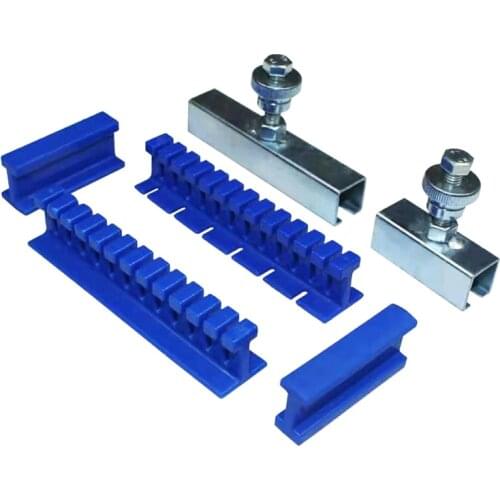 6Pcs Adhesive Blue Glue Tabs Auto Dent Removal Tools Paintless Auto Body Dents Removal Pulling Tabs Kit Dent Repair Tool