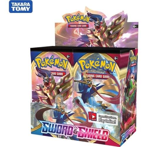 Newest 324Pcs Pokemon Cards TCG: Sword & Shield Pokemon Booster Box Collectible Battle Card Game Kid Toy Gift