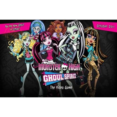 Best Nice Custom Monster High Poster Good Quality Wall Poster Home decoration Canvas Poster For Bedroom cd%15