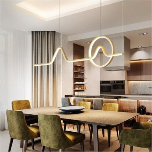 Nordic new led chandelier simple modern household living room light luxury dining room light study bar chandelier free shipping