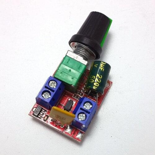 Mini DC motor, PWM governor, 3V6 12 24 35V speed switch, ultra small LED dimmer, 5A