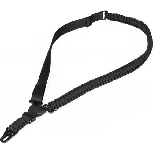 PPT Tactical Rifle Sling Paracord Nylon webbing+hook Black Color 68-86cm Length Gun Sling Outdoor Accessory PP13-0050