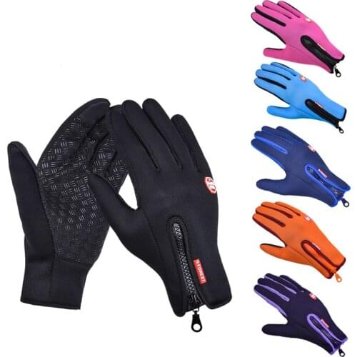 Winter Ski Gloves Outdoor Sports Windproof Snow Skiing Motorcycle Gloves Men Women Child Touch Screen Snowboard Sport Gloves