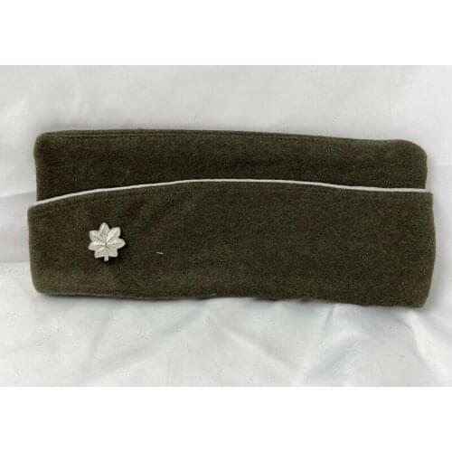 WW2 US ARMY OFFICERS WOOL GARRISON CAP HAT ARMY LIEUTENANT COLONEL INSIGNIA armyshop2008