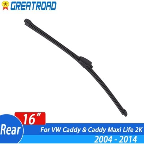 Wiper 16" Rear Wiper Blade For VW Caddy & Caddy Maxi Life 2K 2004 - 2014 Windshield Windscreen Rear Window