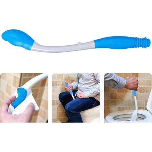 Toilet Self Wipe Aids Handled Wiper Tissue Grip Helper Paper Holder Bottom