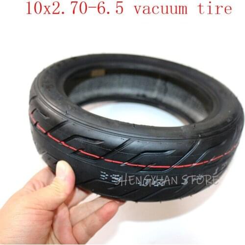 NEW 10 inch Vacuum Tires 10x2.70-6.5 Tubeless Tire Vacuum tyres fits Electric Scooter Balanced for many size like it 10*2.70-6.5