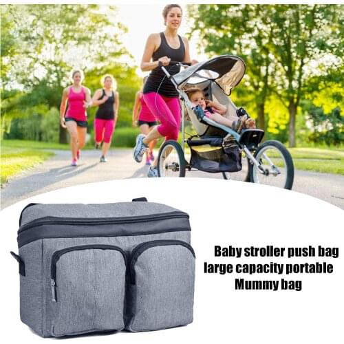 Baby Stroller Storage Bag Large Capacity Portable Mummy Bag Baby Supplies Storage Bag Umbrella Car Storage Bag