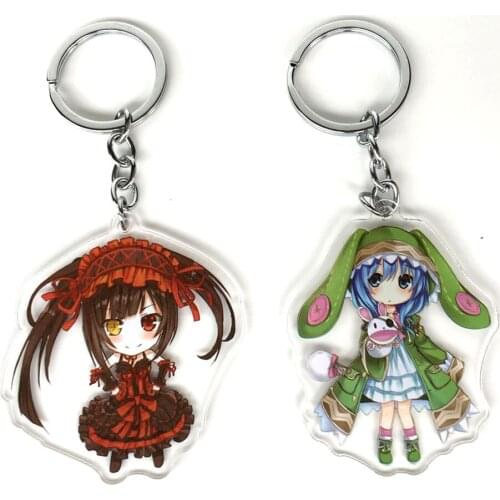 Date a Live Japanese Anime keychain Acrylic strap/charms/Key ring d408