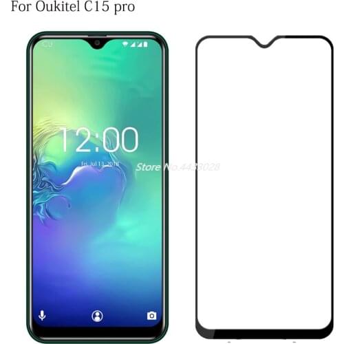 9H Tempered Smart Phone Glass For Oukitel C13 C15 Pro Anti Glare Full Glue Cover Screen Protector For C13pro C15pro Film Glass