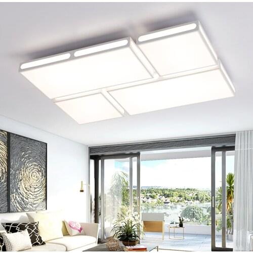 Iron Led Ceiling Lights Home Lighting Fixtures Acrylic Bedroom Ceiling Lamp Avize Bedroom Living Room Luminarias Para Teto