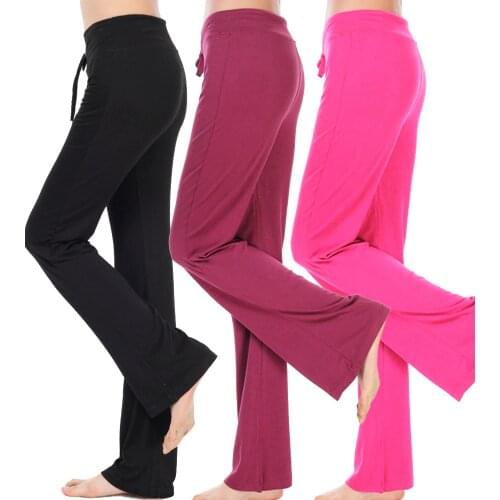 New cotton spring plus size stretch drawstring pants square dance clothes work home fitness modal bloomers women harem Pants