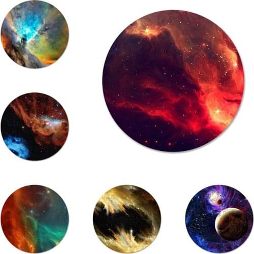 Sun Moon Space Nebula Icons Pins Badge Decoration Brooches Metal Badges For Backpack Decoration