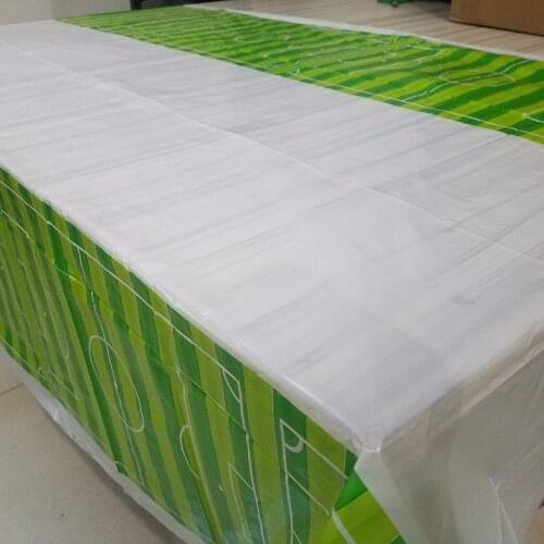 1PCS Soccer football game theme disposable tablecloth for kids birthday party decoration supplies 180*108cm