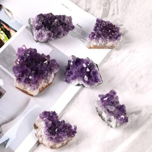 1pc Natural Crystal Quartz Minerals Specimen Amethyst Rose quartz Irregular Shape Rough Rock Stone Reiki Healing Home Decoration