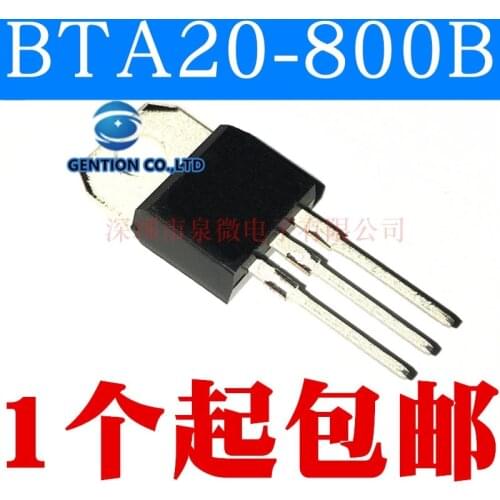 10PCS The bidirectional thyristor BTA20-800B TO-220 in stock 100% new and original