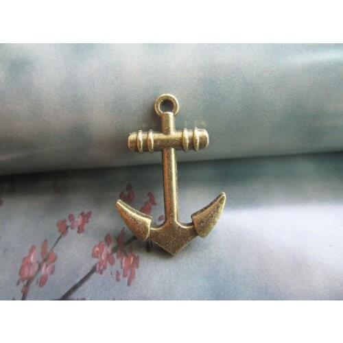 100pcs lead nickle free zinc alloy 28mm antique bronze charms pendant vintage alloy free shipping