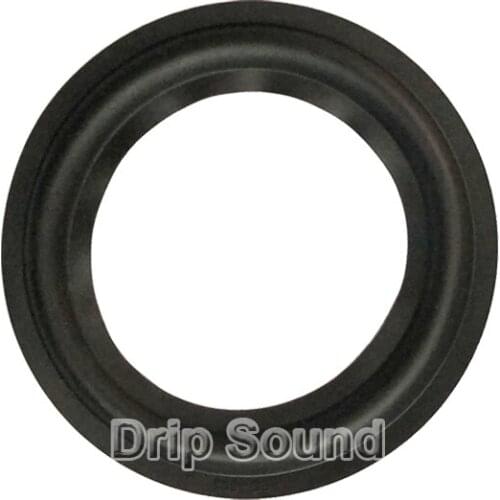 2pcs 5" inch 121mm Speaker Rubber Edge Subwoofer Surround Circle Repair Parts #Type-A