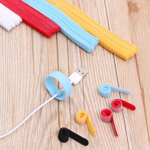 Fashion 20pcs Reusable Fastening Cable Organizer Earphone Mouse Ties Management Wire Protector Earphone Cable Cord Protection