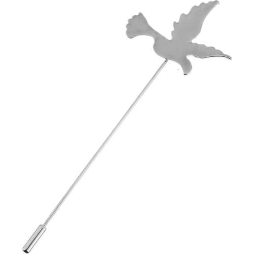 3pcs/lot Men metal bird Lapel Stick Pin Tie Hat Brooch