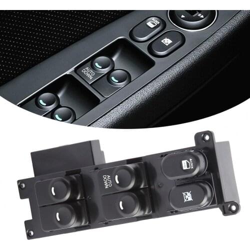 93570-2L010 Black ABS Sign Print Perfect Fitting Power Button Window Switch for Hyundai i30