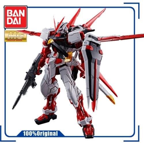 BANDAI PB LIMIT MG 1/100 MBF-P02 GUNDAM ASTRAY RED FRAME FLIGHT UNIT Assembly Model Action Toy Figures Gifts for Children