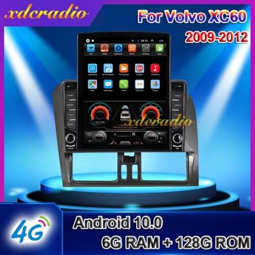 Xdcradio 10.4" Android 10 Tesla Style For Volvo XC60 Car Radio DVD Multimedia Player GPS Navigation Carplay 2009 2010 2011 2012