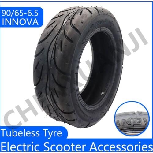 High Quality 90/65-6.5 Tubeless Tyre 11 Inch City Road Off-road Tire Inflatable Tubeless Tyre for Electric Scooter Accessories