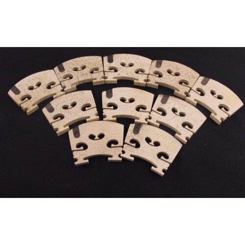 Violin part 10 pcs Violin Bridge parts maple wood High quality ebony 4/4 New