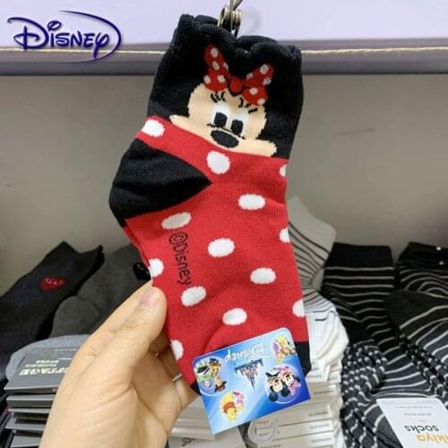 Disney Kid socks cartoon anime Mickey Minnie animal cotton socks slippery autumn and winter socks 3-10 years old children socks