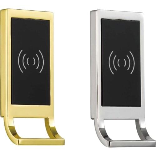 EM139 Intelligent Locker Lock RFID Electronic Cabinet Sauna Wardrobe Lock Zinc Alloy Panel Silicone Wristband