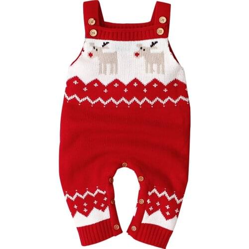 Newborn Jumpsuit Romper Baby Romper Sleeveless Baby Warm Knitted Outfit Baby Boy Girl Clothes Baby Clothing 0-18M
