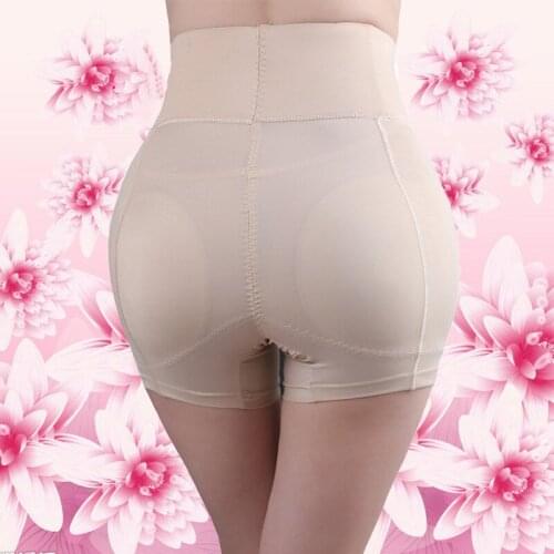 New Women High Waist Breathable Mesh Rise Butt Lifter Underwear Seamless Floral Lace Trim Padded Panties Hip Enhancer BodyShaper