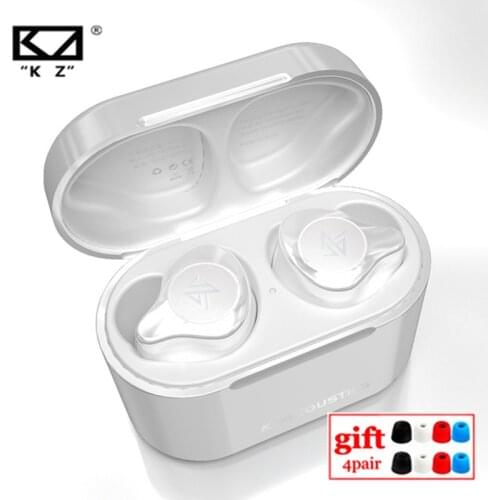 KZ S2 TWS True Wireless Bluetooth v5.0 Earphones 1BA 1DD Hybrid Unit Game Earbuds Touch Control Sport Headsets KZ S1 Z1 PRO SKS