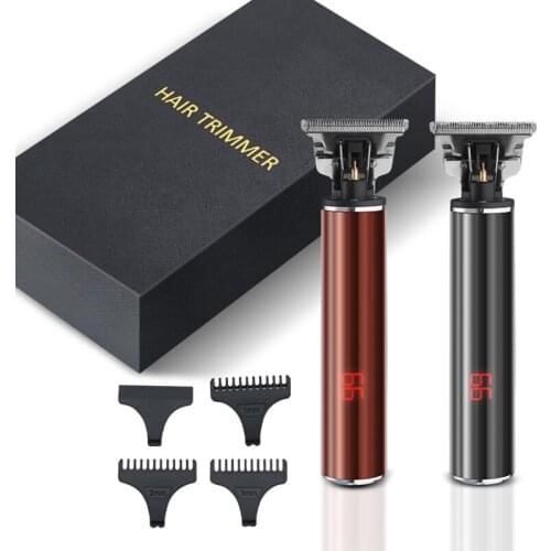 Professional Hair Clippers Men T-Blade Beard Trimmer Barber Grooming Kit Rechargeable Cordless Haircut Machine N0PF