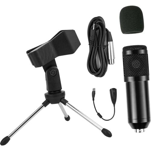 Professional Condenser Microphone Kit Computer Cardioid Mic Studio Recording