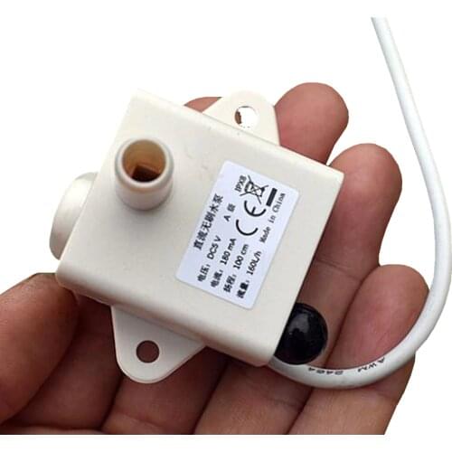 Brushless DC Water Pump DC5V－6V Built-in driver board Mini submersible pump Head 1m 160L/h