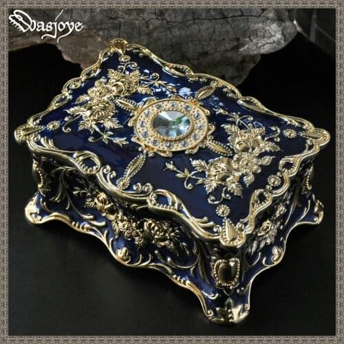 Charm Pandora Painted European Style Korean Princess Jewelry Box Double Deck Jewelry Box Ring Gift