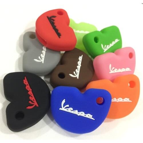 Silicone rubber key cover protector for Vespa piaggio new fly gts super 300 Gilera Nexus 500 key