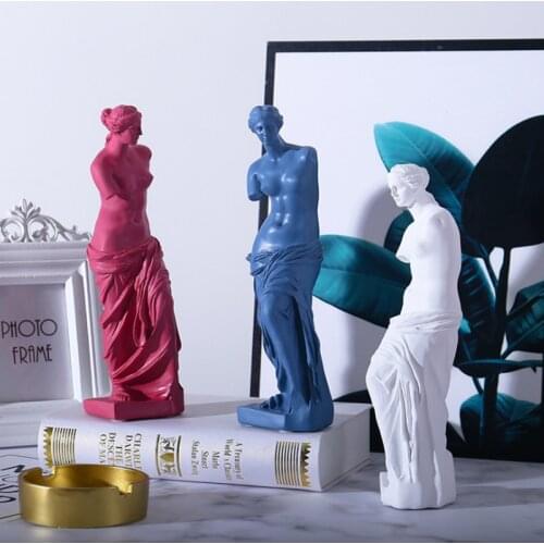 Nordic Broken Arm Venus Character Sculpture Resin Goddess Statue Home Decoration Accessories Attic Statue Modern Craft Gift
