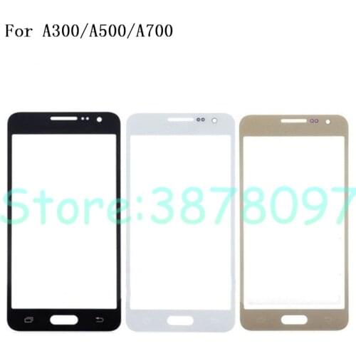 New For Samsung Galaxy A3 A5 A7 2015 A300 A500 A700 Outer Replace Glass LCD Front Touch Screen Glass Sensor Parts Replacement