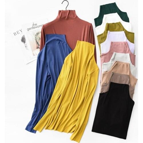 2019 Korean Style Long Sleeve T Shirts Women New Hot Bottoming T-shirt Womens Fashion Harajuku Striped Female Slim Femme Lady