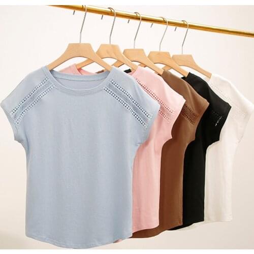 Womens Chiffon Blouse Plus Size 5xl Women Blouses Batwing Sleeve Summer Korean Style Shirt Hollow Out Clothes Blusas Femininas